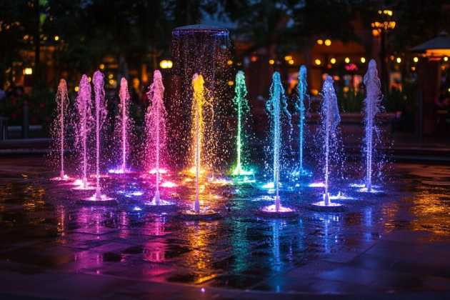 musical fountains